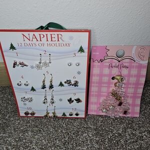 Napier 12 Days of Holiday Earring Set